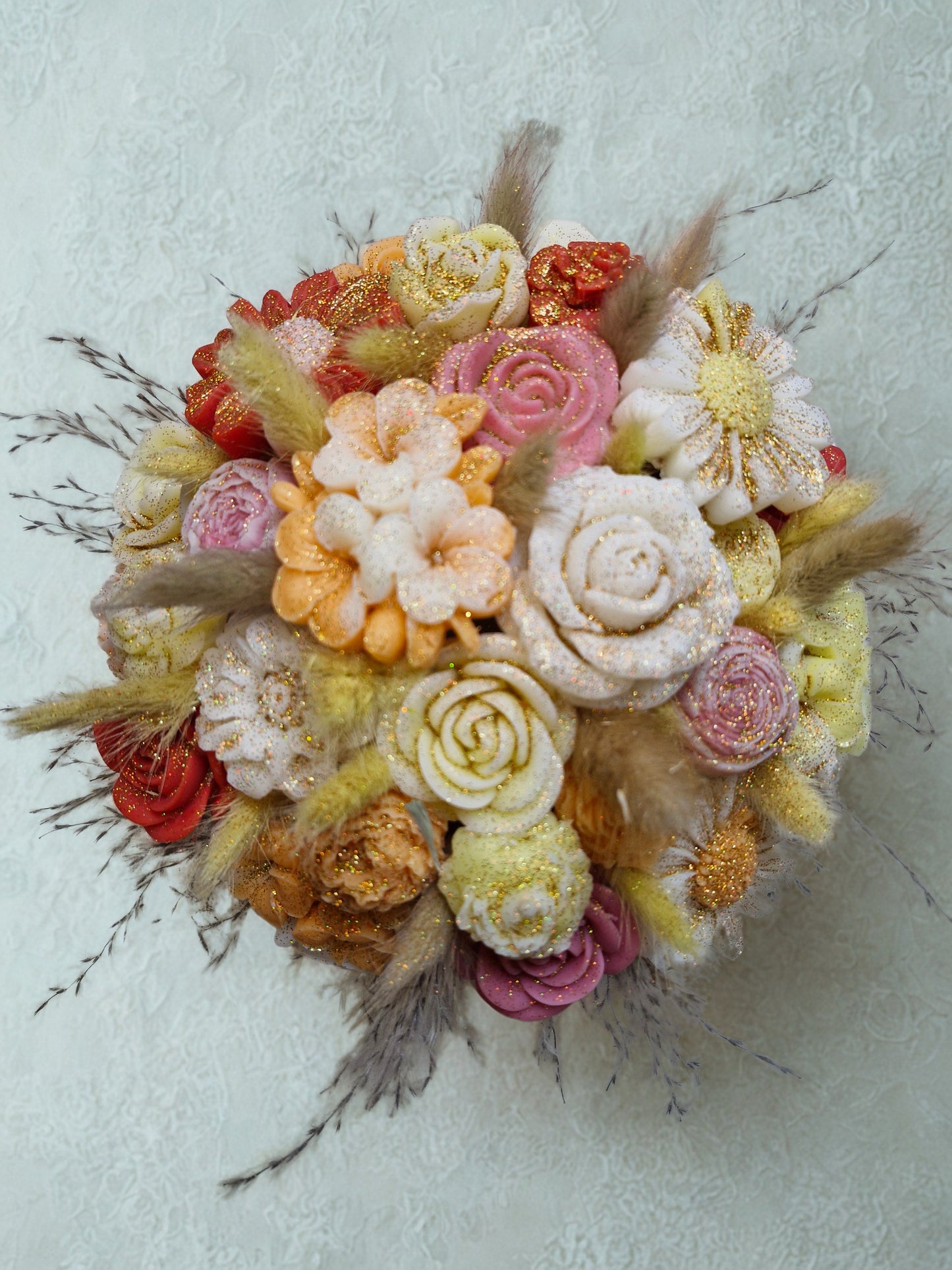 Cesto de Flores em Cera