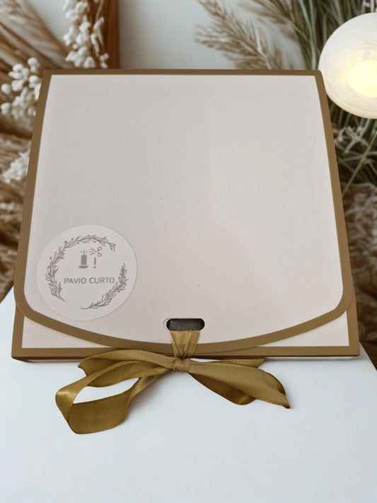 Caixa Wax Melts Rosas — exterior premium